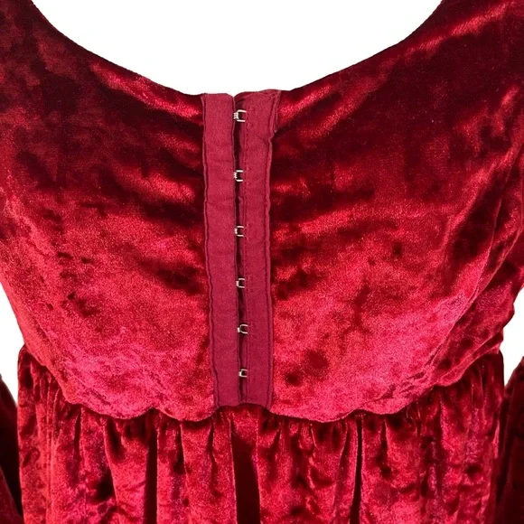 Hot Topic red bell sleeve dress small - Picture 5 of 7